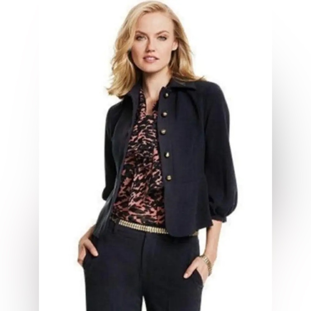 Cabi- Abbott Billow Sleeve Military Jacket